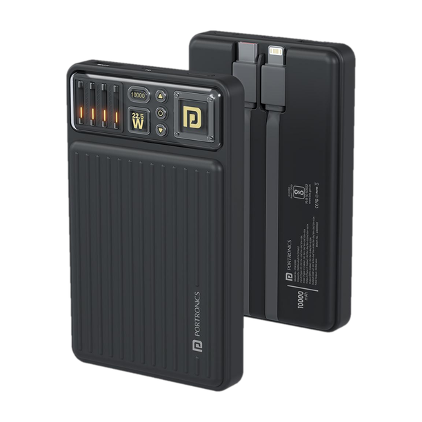 Portronics 10000 mAh 22.5 W Mini Pocket Size Power Bank