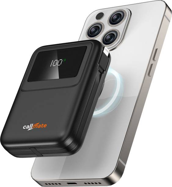 Callmate 10000 mAh 23 W Wireless With MagSafe Compact Pocket Size Power Bank