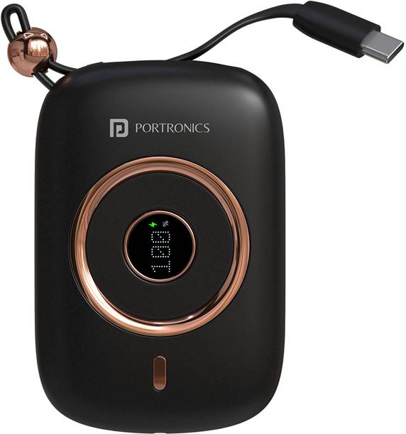 Portronics 10000 mAh 35 W Compact Pocket Size Power Bank