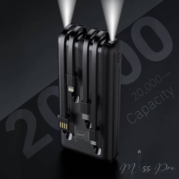 misspro 20000 mAh 20 W Compact Power Bank