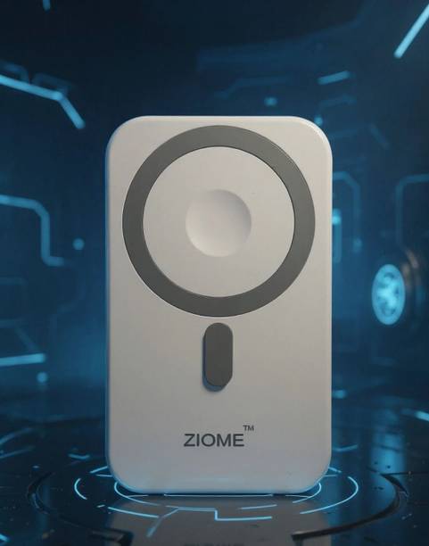 ZIOME 12000 mAh 28.6 W Wired & Wireless With MagSafe Compact Pocket Size Power Bank