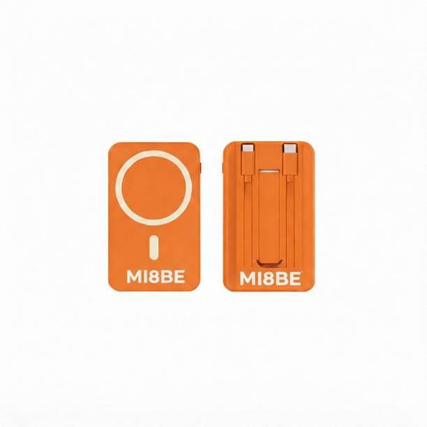 MI8BE 10000 mAh 22.5 W Wired & Wireless With MagSafe Compact Pocket Size Power Bank