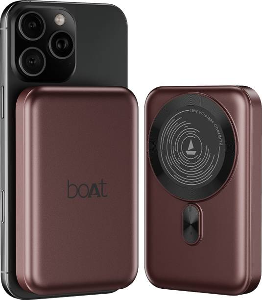 boAt 10000 mAh 22.5 W Wired & Wireless With MagSafe Power Bank