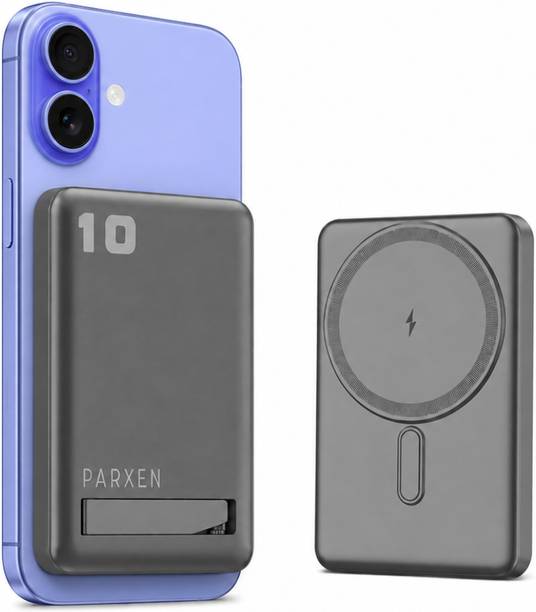 PARXEN 10000 mAh 20 W Wired & Wireless With MagSafe Compact Pocket Size Power Bank