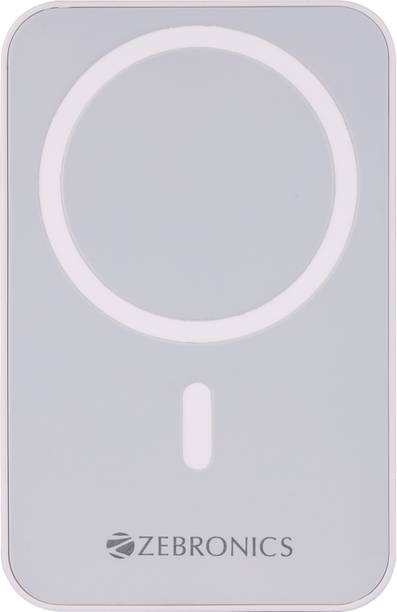 ZEBRONICS 10000 mAh Wired & Wireless Compact Power Bank