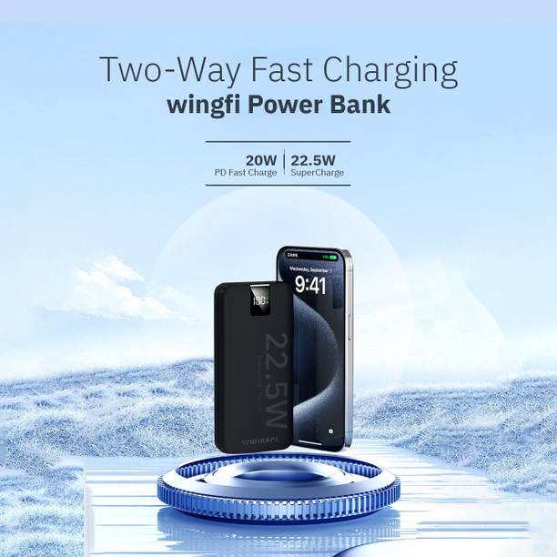 reditor 20000 mAh 22.5 W Compact Power Bank