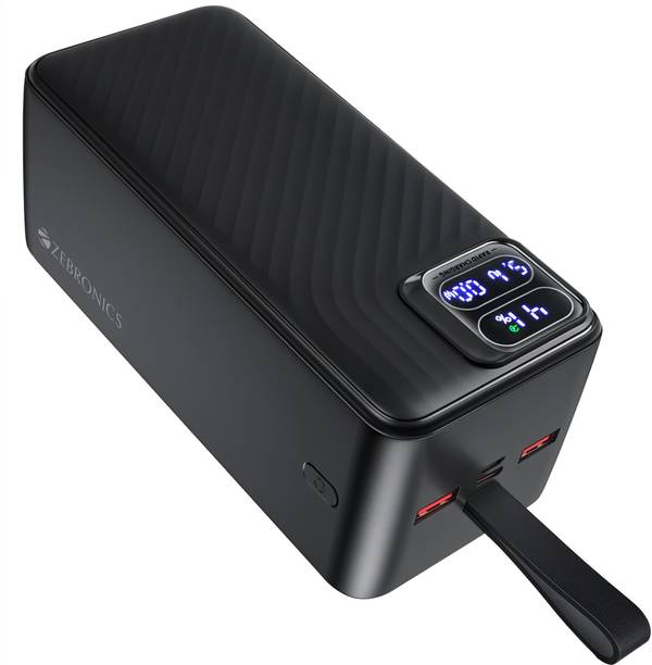 ZEBRONICS 50000 mAh 22.5 W Slim Power Bank