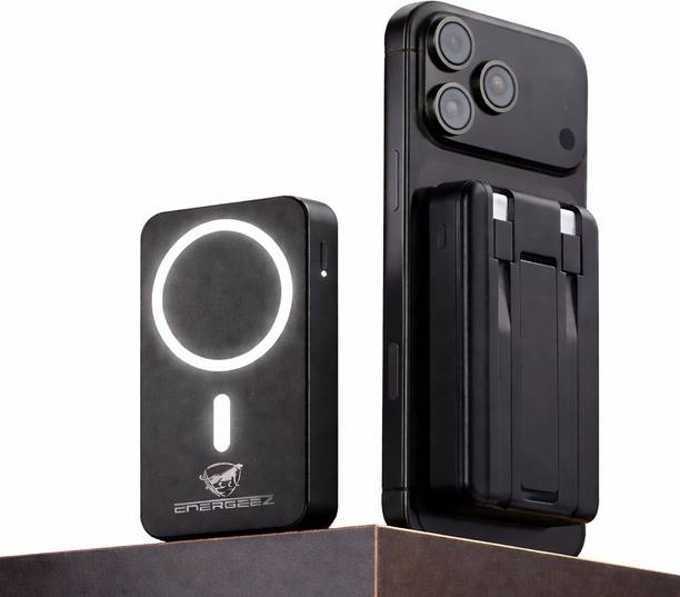 ENERGEEZ 10000 mAh 22.5 W Wired & Wireless With MagSafe Compact Pocket Size Power Bank