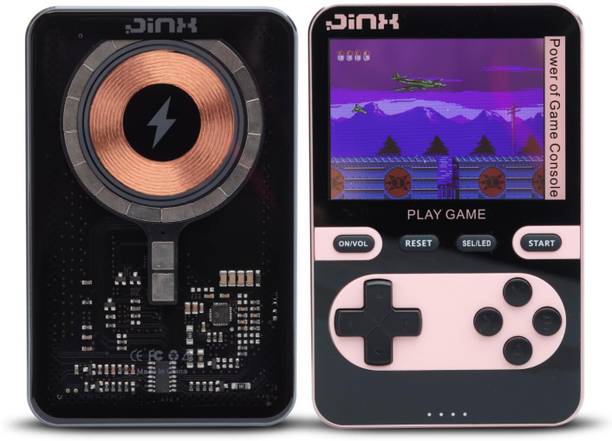 Jinx Alpha Pro Wireless Magnetic Powerbank with Retro Video Game Charging Pad