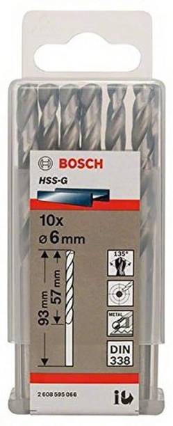 BOSCH Bosch Professional HSS-G Metal Drill Bit 6 mm - DIN 338 2608595066 Angle Drill