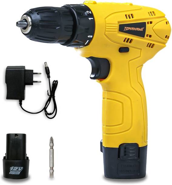 Tomahawk T7386 12V Cordless Screwdriver & Drill Machine...
