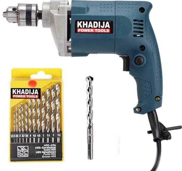 Khadija SE-01 (BLUE) 350-Watt Electric Drill With 13Pcs...