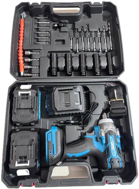 Shiv Enterprise CORDLESS BRUSHLESS IMPACT WRENCH 350NM MAX TORQUE, 21VMAX LI-ION BATTERY,CHARGER Power & Hand Tool Kit