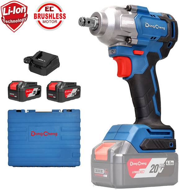 DONGCHENG MPT DCPB 488 CORDLESS BRUSHLESS IMPACT WRENCH 20V MAX LI-ION BATTERY & CHARGER Power & Hand Tool Kit
