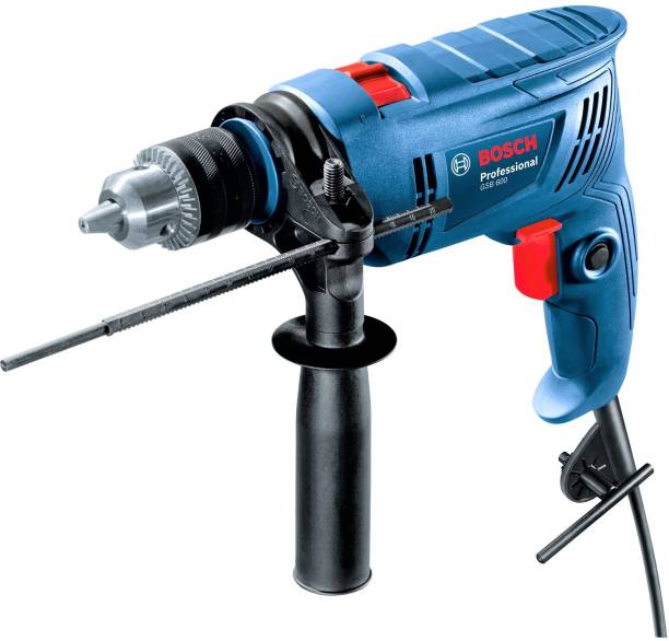 BOSCH GSB600 Corded Electric Impact Drill 13mm, 600W, 3000rpm, Variable Speed, Forward/Reverse Rotation, In Carton Box, Pistol Grip Drill