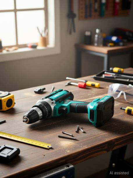 Shiv Enterprise TURBO 21V CORDLESS DRILL MACHINE KIT HID PRO Brushless Dual Speed, 10mm , With 2 x 2v Batteries Collated Screw Gun