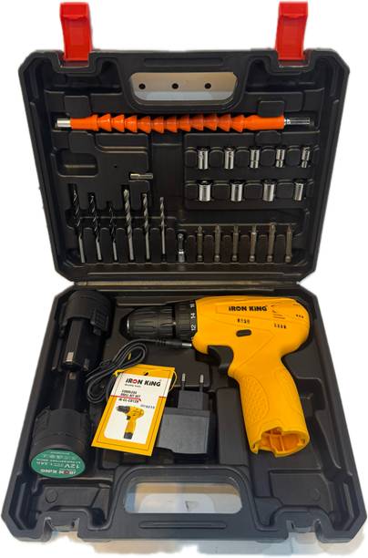 MPT IRONKING CORDLESS DRILL KIT SET 25 TYPES OF TOOLS & 12V LI-ION BATTERY & CHARGER IK-CL-CD12PBT Collated Screw Gun