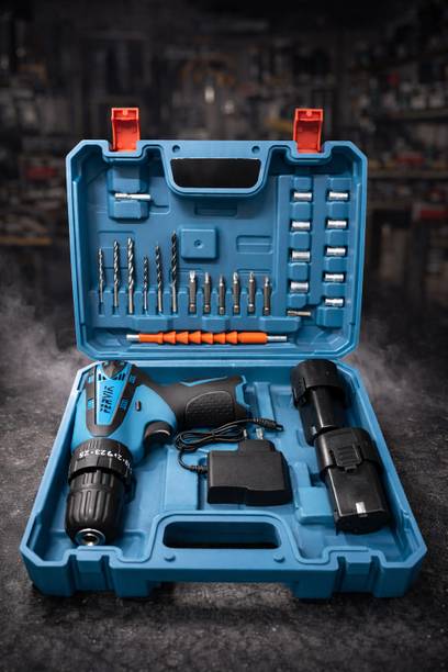 FERVIK FZ-CDS12 Cordless Drill Power & Hand Tool Kit