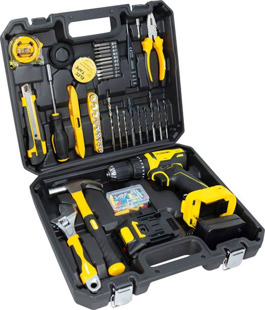 iBELL VORMIR VR BT21-38 Cordless Brushless Impact Drill ToolBox,38Nm,10mm Chuck,2.0Ah Power & Hand Tool Kit
