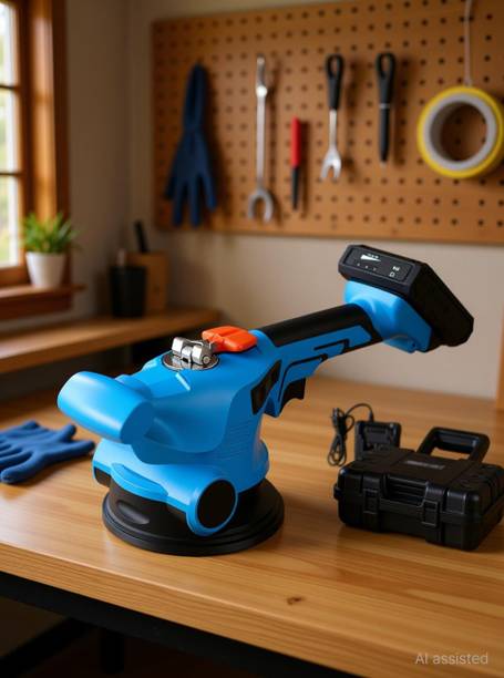 KK SUPPLIER 21V Tile Vibrator Automatic Leveling Machine Tool for Tiles With 2 Battery Power & Hand Tool Kit