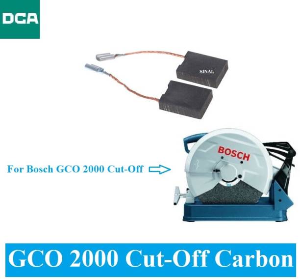 SINAL Carbon Brush Set (DCA Make) For Bosch Cut-Off Model GCO 2000 (CR99) Power &amp; Hand Tool Kit