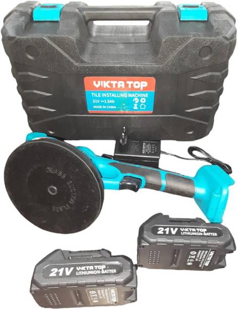 Flemigo Tile Vibrator Automatic Leveling Machine With Battery Multi Vise Tool Power & Hand Tool Kit