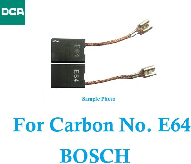 SINAL Carbon Brush Set (DCA Make) For Bosch Carbon No. E64 (CR124) Power &amp; Hand Tool Kit