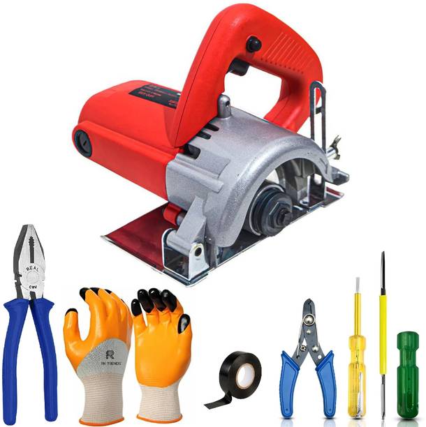 RanPra 4Inch Heavy Duty Marble Cutter Machine With 4 Hand Tool Set & Safety Gloves Marble Cutter