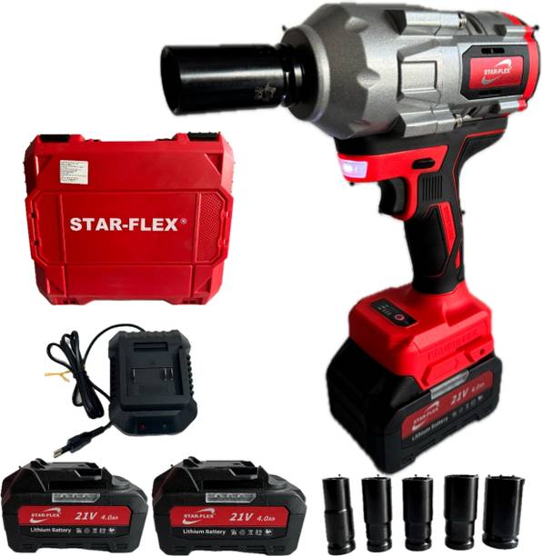 Mat max CORDLESS BRUSHLESS IMPACT WRENCH 980NM MAX TORQUE 21VLI-ION BATTERY & CHARGER Power & Hand Tool Kit