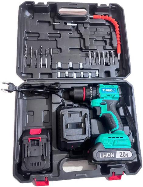 shiv store TUR CL 20V Brushless Dual Speed, 13mm , With 2 x 2v Batteries TURBO 20V CORDLESS DRIL Collated Screw Gun