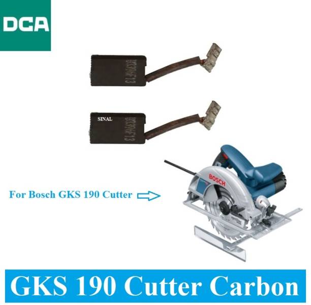 SINAL Carbon Brush Set (DCA Make) For Bosch Circular Saw Model GKS 190 (CR109) Power &amp; Hand Tool Kit