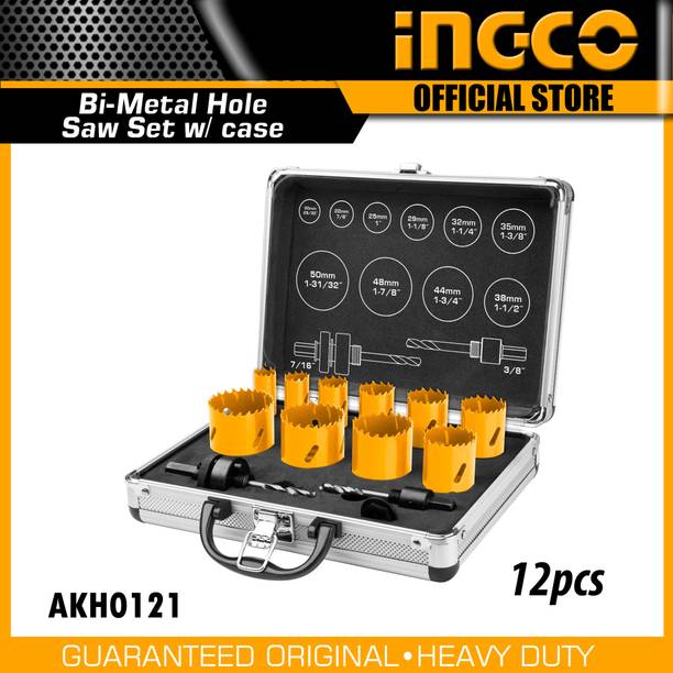 INGCO Bi-Metal Hole Saw Set Power & Hand Tool Kit