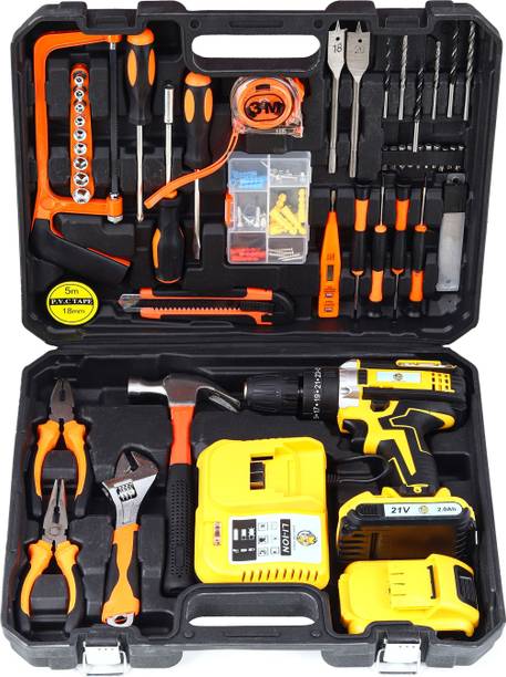 Supplytap Tools Supplytap Cordless Impact Bit driver cum Drill Power & Hand Tool Kit