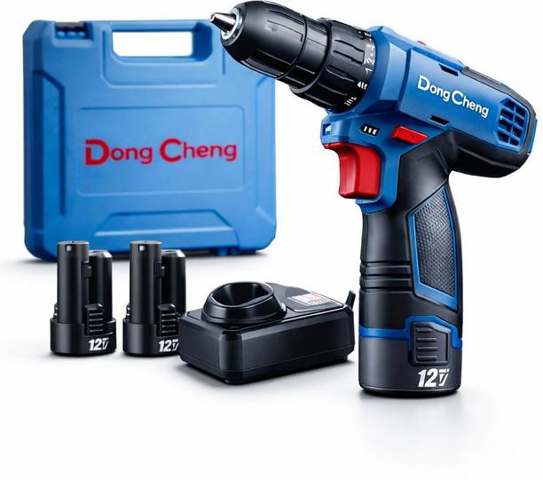 Dongcheng CORDLESS IMPACT DRILL MACHINE 12V MAX LI-ION BAYYERY & CHARGER Power & Hand Tool Kit