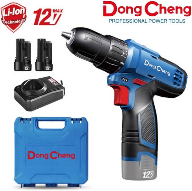 DONGCHENG MAYUR CORDLESS SCREWDRIVER DRILL 1202E 12V MAX BATTERRY 1500 RPM WITH HEAVY KIT Power & Hand Tool Kit
