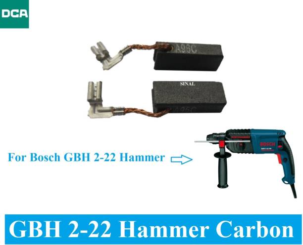 SINAL Carbon Brush Set (DCA Make) For Bosch Hammer Model GBH 2-22 (CR89) Power &amp; Hand Tool Kit