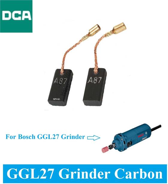 SINAL Carbon Brush Set (DCA Make) For Bosch Grinder Model GGL 27 (CR105) Power &amp; Hand Tool Kit