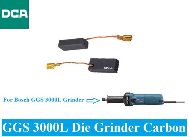 SINAL Carbon Brush Set (DCA Make) For Bosch Grinder Model GGS 3000L (CR106) Power &amp; Hand Tool Kit