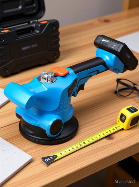 FLAMINGO ENTERPRISE 21V Tile Vibrator Automatic Leveling Machine Tool for Tiles With 2 Battery Power & Hand Tool Kit