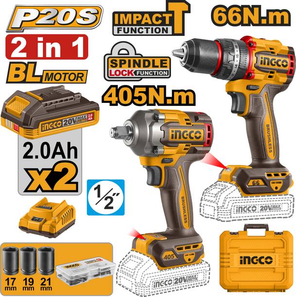 INGCO Power & Hand Tool Kit