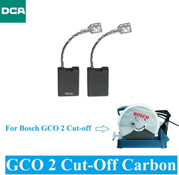SINAL Carbon Brush Set (DCA Make) For Bosch Cut-Off Model GCO 2 (CR98) Power &amp; Hand Tool Kit