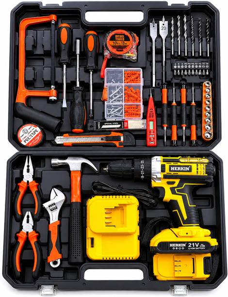 HIERKIN HIERKIN 21V Power Tool Kit Power & Hand Tool Kit