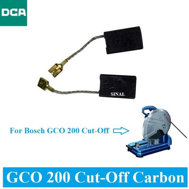 SINAL Carbon Brush Set (DCA Make) For Bosch Cut-Off Model GCO 200 (CR98) Power &amp; Hand Tool Kit