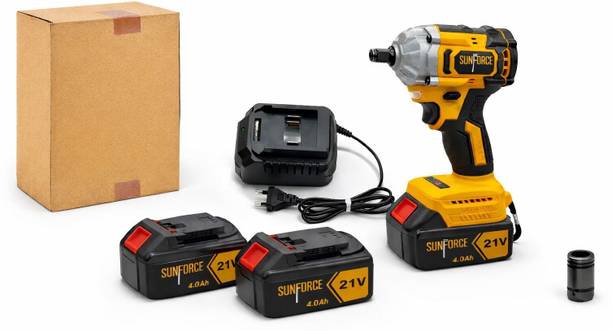 MTREX CORDLESS BRUSHLESS IMPACT WRENCH 330NM TORQUE,2 LITHIUM ION BATTERY & CHARGER Power & Hand Tool Kit