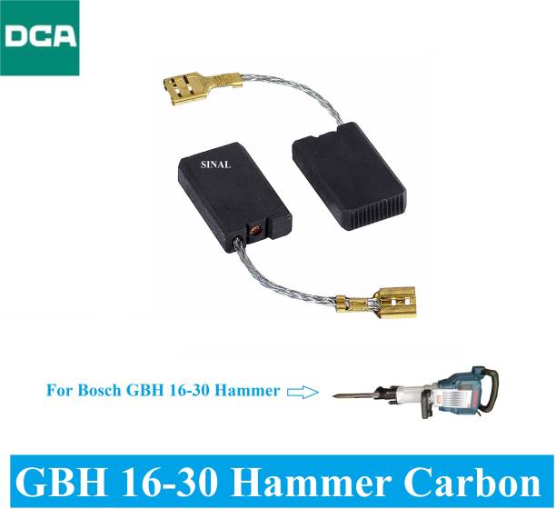 SINAL Carbon Brush Set (DCA Make) For Bosch Hammer Model GBH 16-30 (CR90) Power &amp; Hand Tool Kit