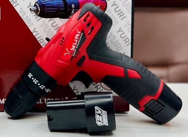 shiv store YR 1080 CORDLESSM HIGH TORQUE& CHRGER IMPACT DRILL 12V MAX LI-ION BATTERY,35N Collated Screw Gun