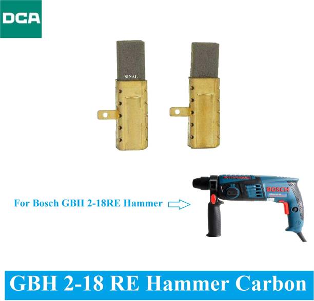 SINAL Carbon Brush Set (DCA Make) For Bosch Hammer Model GBH 2-18 RE (CR87) Power &amp; Hand Tool Kit