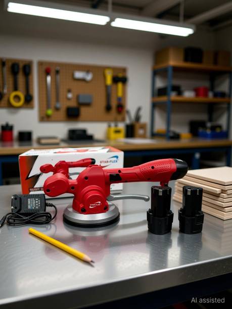 MTREX STARFLEX CORDLESS TILES MACHINE LIFTER & TILE VIBRATION,60KG LIFTING CAPACITY Power & Hand Tool Kit