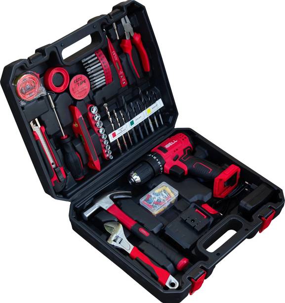 iBELL CT20-38 20V Cordless Brushless Impact Drill Tool Kit, 38Nm, 1450 RPM, 10mm Chuck Power & Hand Tool Kit