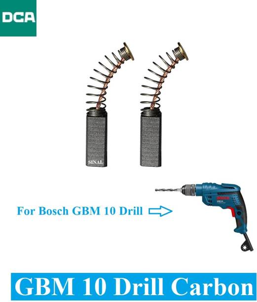 SINAL Carbon Brush Set (DCA Make) For Bosch Drill Model GBM 10 (CR94) Power &amp; Hand Tool Kit